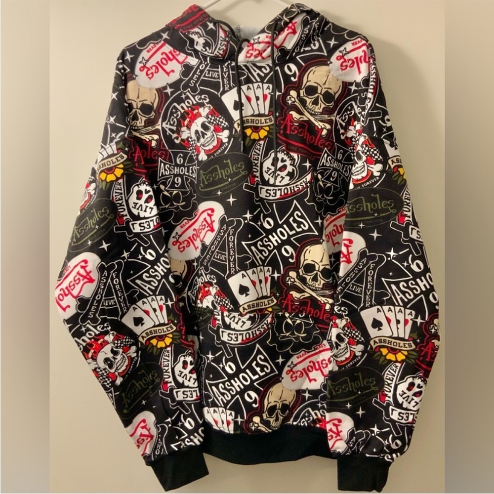 NWOT Assholes Live Forever Hoodie
